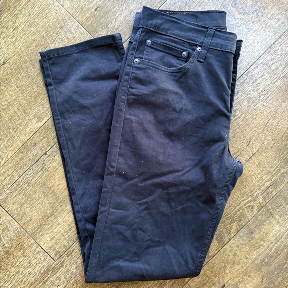 Classic Black Straight-Leg Men's Jeans